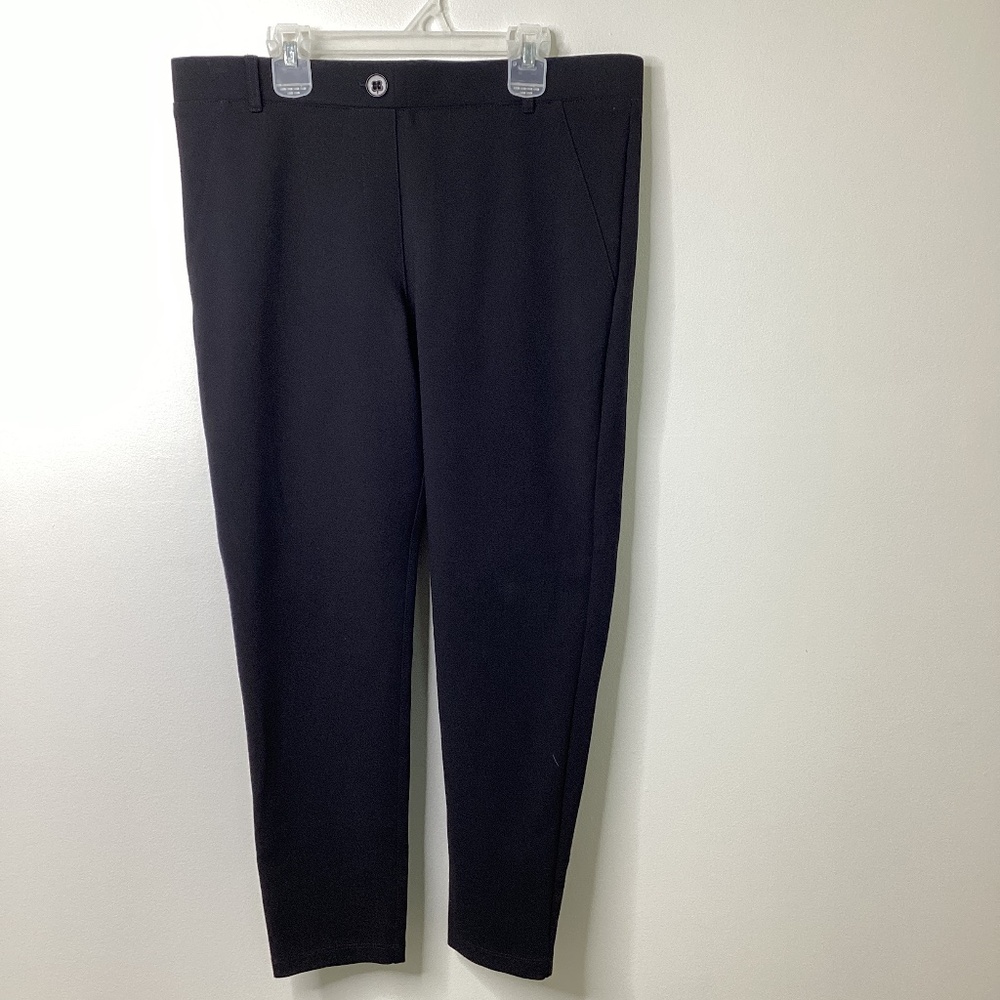 Betabrand Pants Womens Large Petite Black Dress Yoga Pull On Stretch  Womens Siz